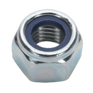 Sealey NLN12 Nylon Lock Nut M12 Zinc DIN 982 Pack of 25