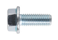 Sealey SFS616 Setscrew M6 x 16mm Flanged Serrated DIN 6921 Pack of 50