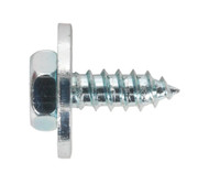 Sealey ASW101 Acme Screw with Captive Washer M10 x 1/2" Zinc BS 7976/6903/B Pack of 100