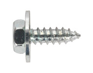 Sealey ASW812 Acme Screw with Captive Washer M8 x 1/2" Zinc BS 7976/6903/B Pack of 50