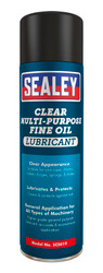 Sealey SCS019 Clear Fine Oil Lubricant Multipurpose 500ml Pack of 6
