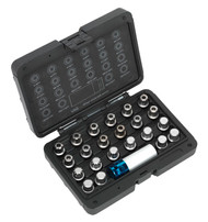 Sealey SX210 Locking Wheel Nut Key Set 23pc - VAG