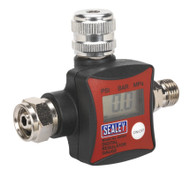 Sealey ARD01 On-Gun Air Pressure Regulator/Gauge Digital