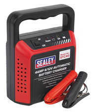 Sealey STC40 Battery Charger 6/12V 4Amp 230V Automatic