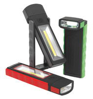 Sealey LED4101DB Magnetic Pocket Light 3W + 0.5W COB LED 4 x AAA Display Box of 12