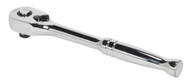 Sealey AK8970 Ratchet Wrench 1/4"Sq Drive Pear-Head Flip Reverse