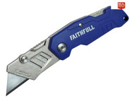 Faithfull XMS18LOCKTK Folding Lock Back Knife (FAITKLBN)