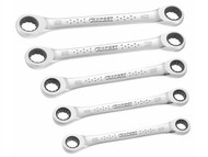Britool Expert BRIE111103B - Double Ring Ratchet Spanner Set 5 Piece Metric