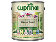 Cuprinol CUPGSHCC25L - Garden Shades Country Cream 2.5 Litre
