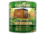 Cuprinol CUPGWPREGC4L - Ultimate Garden Wood Preserver Golden Cedar 4 Litre