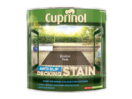 Cuprinol CUPUTDSBT25L - Anti Slip Decking Stain Boston Teak 2.5 Litre