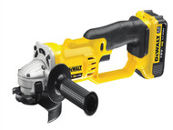 DEWALT DEWDCG412M2 - DCG412M2 125mm XR Premium Angle Grinder 18 Volt 2 x 4.0Ah Li-Ion