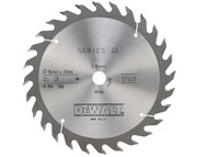 DEWALT DEWDT4031QZ - Circular Saw Blade 184 x 16mm x 28T Series 40 General Purpose