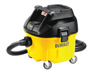 DEWALT DEWDWV901L - DWV901L Wet & Dry Dust Extractor 30 Litre 1400 Watt 110 Volt