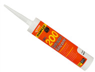 Everbuild EVB200WH - Contractors Silicone Sealant 295ml White 200