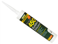 Everbuild EVB450CL - 450 Builders Silicone Sealant Clear 310ml