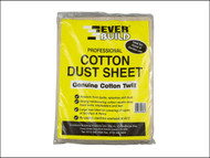 Everbuild EVBDUST - Cotton Dust Sheet 3.6 x 2.7m