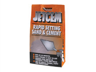 Everbuild EVBJETX2 - Jetcem Premix Sand & Cement 12kg (6 x 2kg Packs)