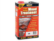 Everbuild EVBLJUN05 - Triple Action Wood Treatment 5 Litre