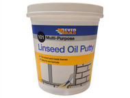 Everbuild EVBMPPN2KG - Multi Purpose Linseed Oil Putty 101 Natural 2kg