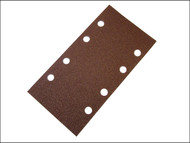 Faithfull FAIAOTSBOS - 1/3 Sanding Sheet Red Bosch Clip Holed Assorted (Pack of 5)