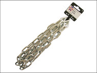 Faithfull FAICHCUT60Z - Zinc Plated Chain 6.0mm x 2.5m - Max Load 250kg