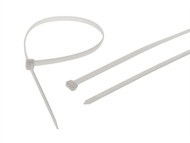 Faithfull FAICT1200WHD - Heavy-Duty Cable Ties White 1200mm x 9mm Pack of 10