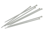 Faithfull FAICT200W - Cable Ties White 200mm x 3.6mm Pack of 100