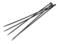 Faithfull FAICT300B - Cable Ties Black 300mm x 4.8mm Pack of 100
