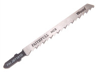Faithfull FAIJBT101D - Jigsaw Blades Wood T101D (Pack of 5)