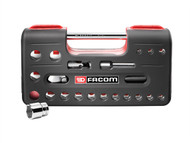 Facom FCMSLDBOX1 - 1/2in Std 6 Pt Socket Set of 21 1/2in Drive