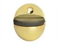 Forge FGEDSOVALBR - Oval Door Stop Brass Finish 40mm