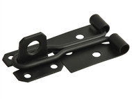 Forge FGEHSTPWIRE - Hasp & Staple - Wire Black Powder Coated 100mm