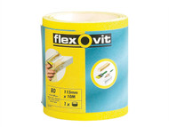 Flexovit FLV69909 - High Performance Sanding Roll 115mm x 5m Extra Coarse 40g
