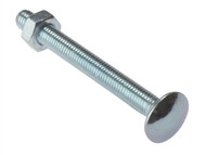 Forgefix FORCB865G - Carriage Bolt & Nut ZP M8 x 65mm Bag 10