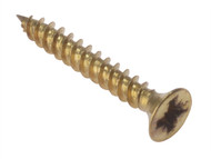 Forgefix FORCSK11212E - General Purpose Pozi Screw CSK TT Electro Brass 1.1/2 x 12 Box 200