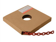 Forgefix FORPCBR17 - Red Plastic Coated Pre-Galvanised Band 17mm x 0.8 x 10m Box 1