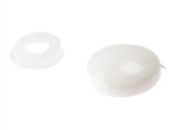 Forgefix FORPDT0M - Domed Cover Cap White No. 6-8 Bag 25