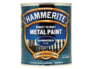 Hammerite HMMHFB750 - Direct to Rust Hammered Finish Metal Paint Blue 750ml