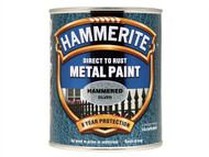 Hammerite HMMHFS750 - Direct to Rust Hammered Finish Metal Paint Silver 750ml