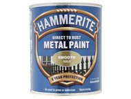 Hammerite HMMSFGO750 - Direct to Rust Smooth Finish Metal Paint Gold 750ml
