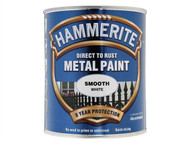 Hammerite HMMSFW750 - Direct to Rust Smooth Finish Metal Paint White 750ml