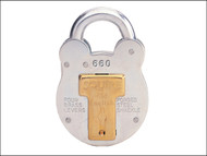 Henry Squire HSQ660KA - 660KA Old English Padlock with Steel Case 64mm Keyed