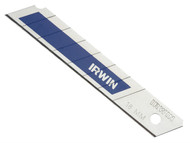IRWIN IRW10507103 - Snap-Off Blades 18mm Blue Pack of 8