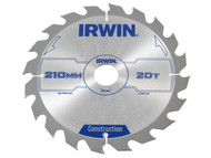 IRWIN IRW1897203 - Circular Saw Blade 210 x 30mm x 20T ATB