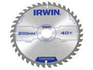 IRWIN IRW1897204 - Circular Saw Blade 210 x 30mm x 40T ATB