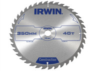 IRWIN IRW1897215 - Circular Saw Blade 350 x 30mm x 40T ATB