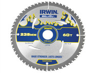 IRWIN IRW1897389 - Weldtec Circular Saw Blade 235 x 30mm x 60T ATB