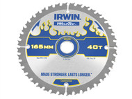 IRWIN IRW1897394 - Weldtec Cordless Circular Saw Blade 165 x 20mm x 40T ATB C