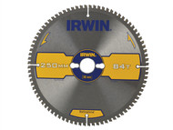 IRWIN IRW1897443 - Multi Material Circular Saw Blade 250 x 30mm x 84T TCG/Neg